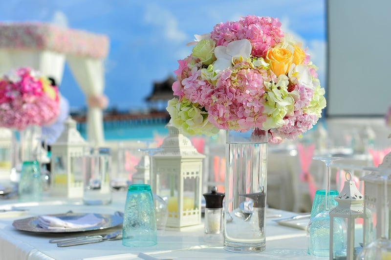 Lace and Burlap Decor